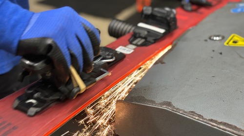 Edge sharpening for skis or snowboard